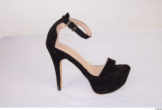 Catalina Clothes  341 black platform ankle strap heels casual…